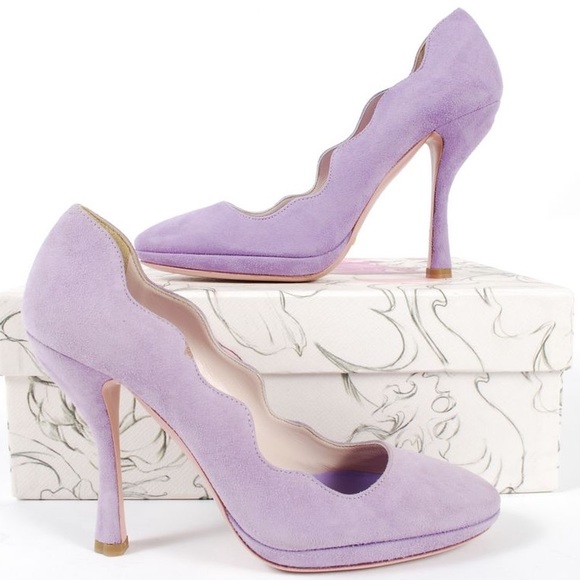 Prada Fairy Glicine Pumps shoes heels lilac lavender - Picture 1 of 6